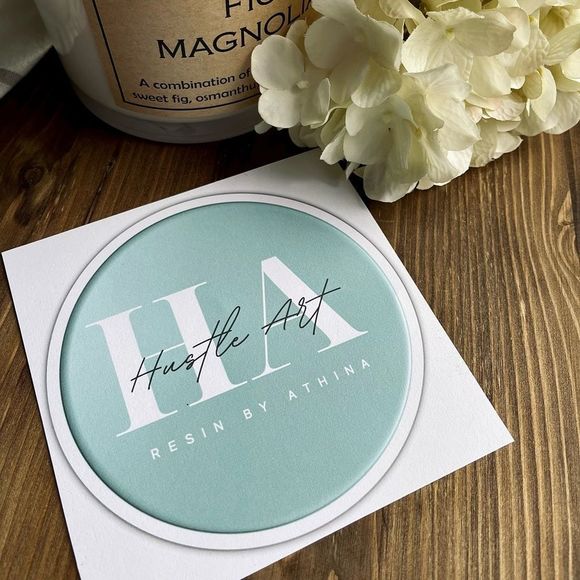 Handmade Resin Coaster Holder (coasters not included)✨ - Picture 3 of 4